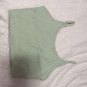 Green tank top